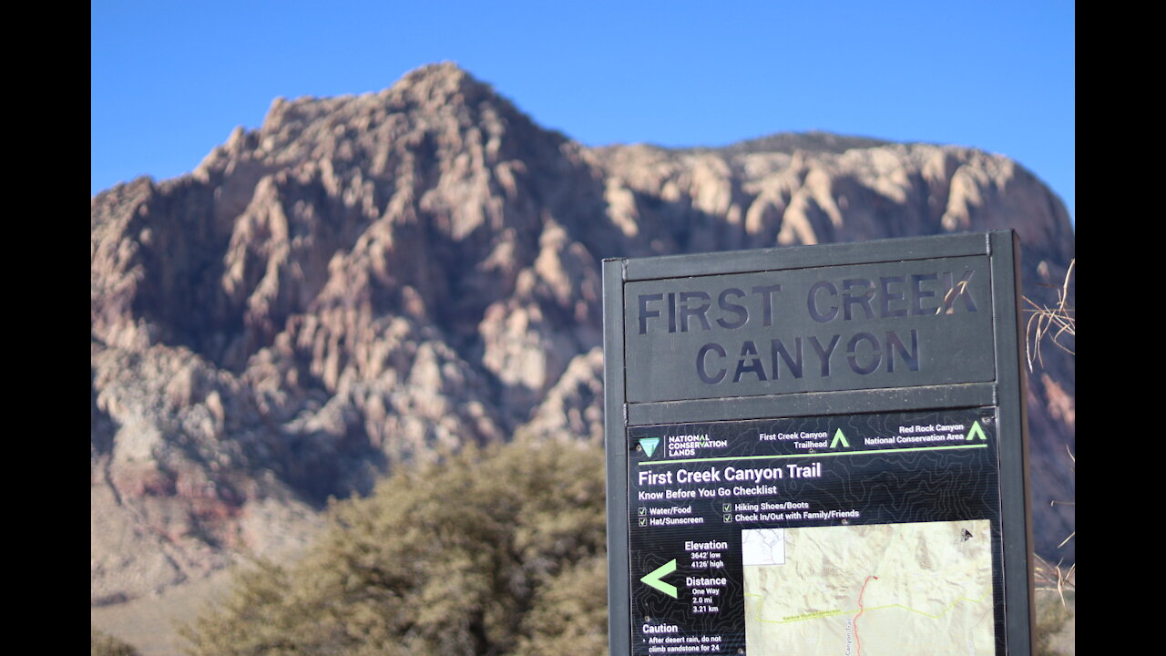 Red Rock Canyon - First Creek Canyon Hike