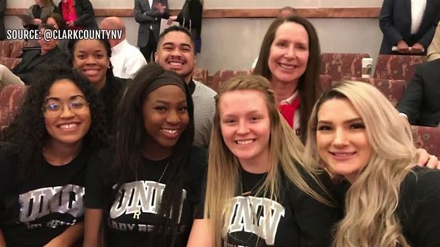 Commissioners honor UNLV Lady Rebels for standout season