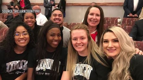 Commissioners honor UNLV Lady Rebels for standout season