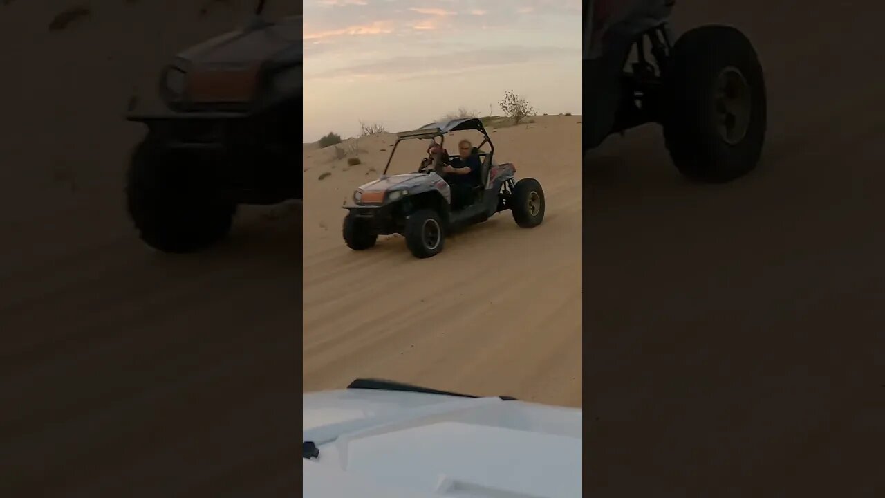 Loses Control #shorts #dubai #matrix #sunset #desert