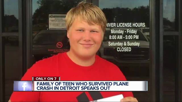 Teen who survived Detroit plane crash continues to recover, needs help with bills