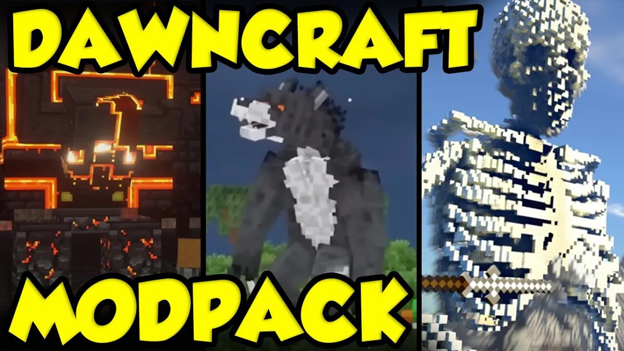 1 YEAR TO MAKE THIS MINECRAFT MODPACK - Dawncraft Gameplay