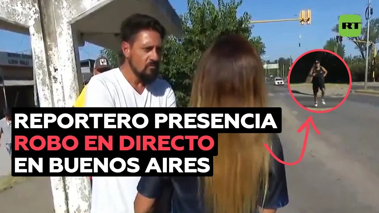 Reportero en Argentina presencia un robo en vivo y en directo