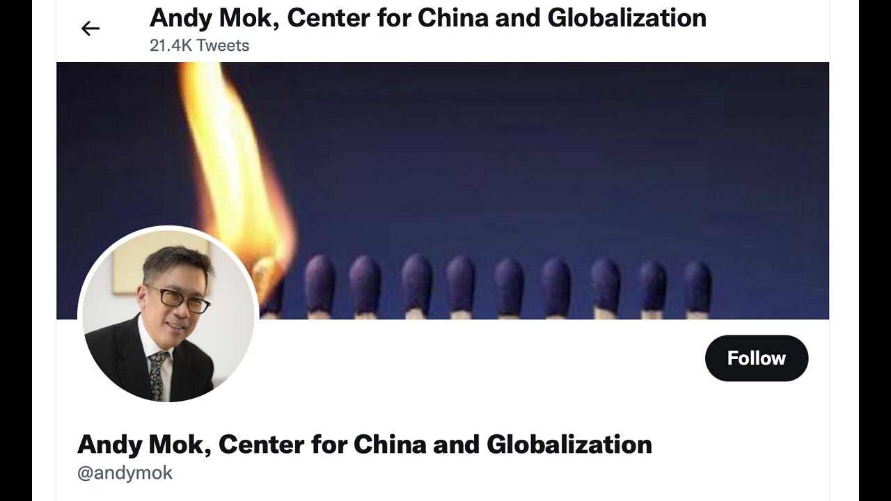 The U.S. is engaging Russia in three wars. - Andy Mok, Center for China and Globalization on Twitter