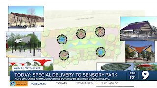 Animal statues donated to Intermountain Sensory Park