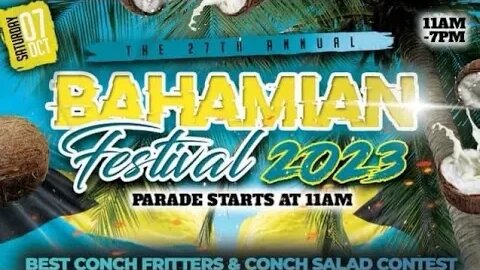 The 27th Annual Bahamian Festival