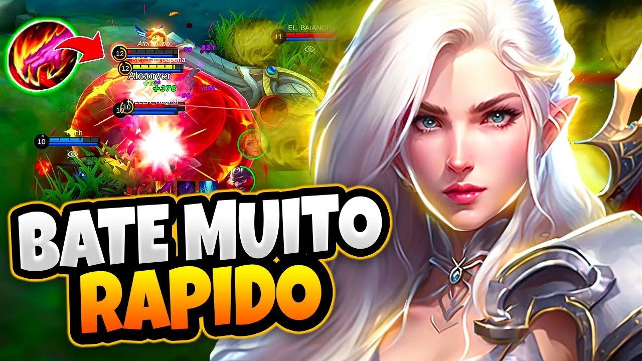 ELA PODE ATÉ SER EXÓTICA, MAS FICA MUITO FORTE NA JUNGLER | MOBILE LEGENDS