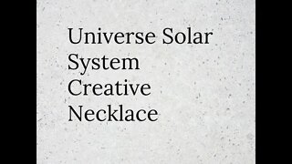 Universe Solar System Creative Necklace #shorts