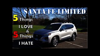 2020 Hyundai Santa Fe Limited 5 Things I LOVE and HATE