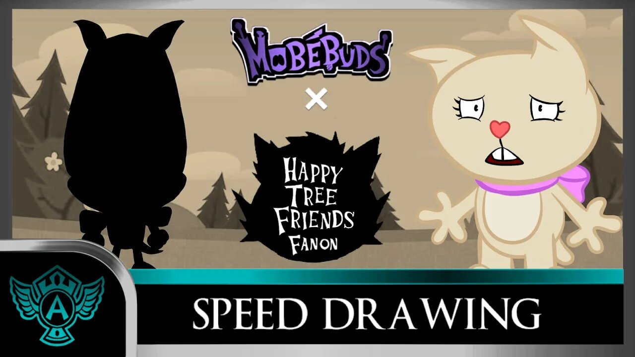 Speed Drawing: Happy Tree Friends Fanon - Queenly | Mobebuds Style