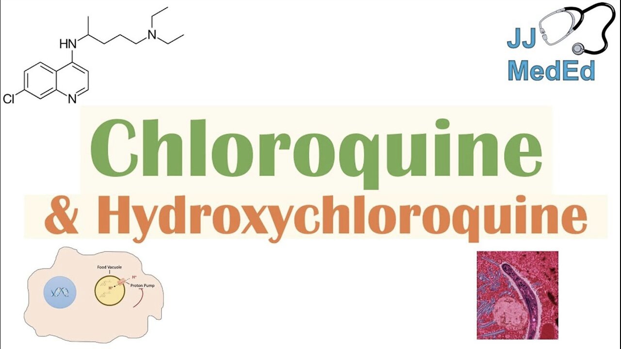 Chloroquine & Hydroxychloroquine | Mechanism of Action, Targets (Malaria), Adverse Effects