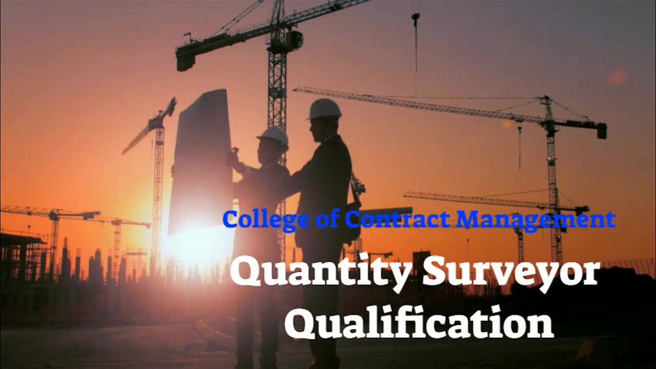 Quantity Surveyor Qualification