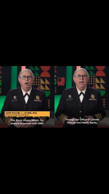 Fake Woman In Admiral Costume Tells Black People Climate Hoax Propaganda Affects Them Most