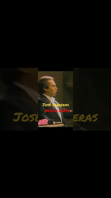 José Carreras - Nessun Dorma - Subscribe For More #shorts #liricalvideo #classicalmusic