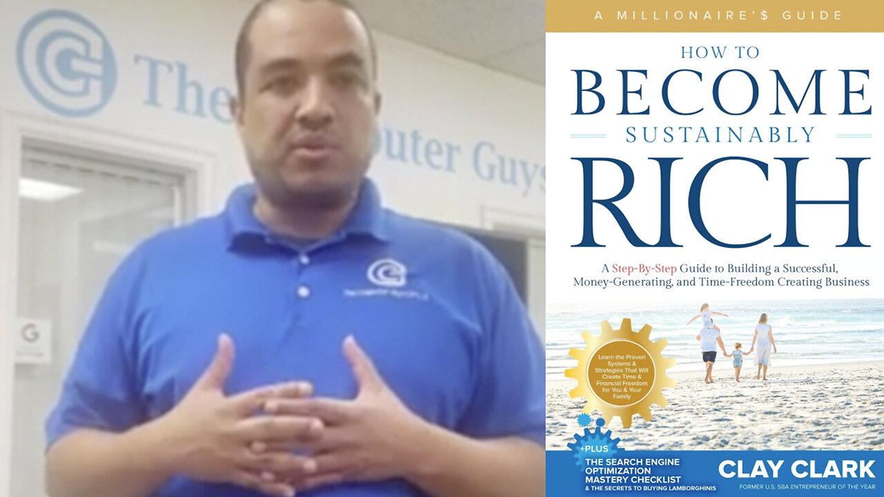 Clay Clark Client Testimonials | "(Using Clay Clark's) Systems Has Created More Time for Me & My Family. I Was Able to Take a Trip Without Worrying That the Business Was Burning Down." - The Computer Guys