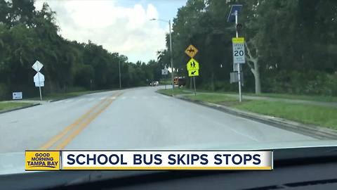 Westchase mom says school bus skipped stop