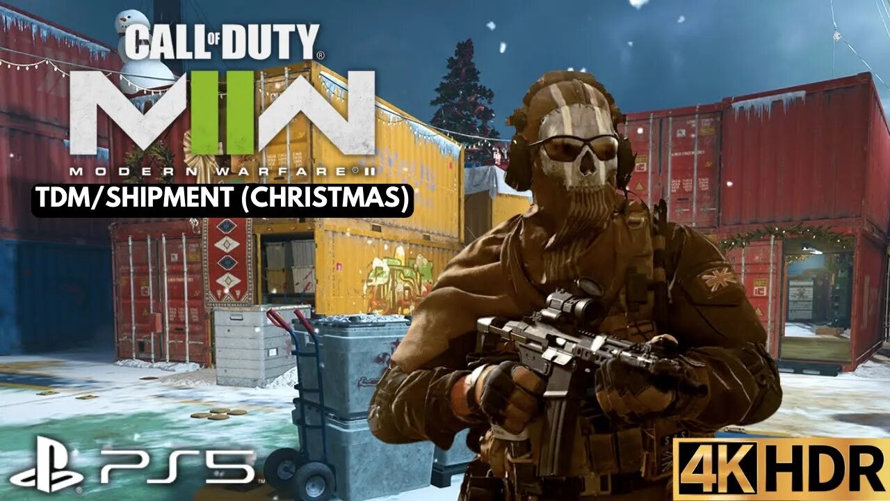 Call of Duty: Modern Warfare II TDM on Shipment (Christmas) | PS5, PS4 | 4K (No Commentary Gaming)