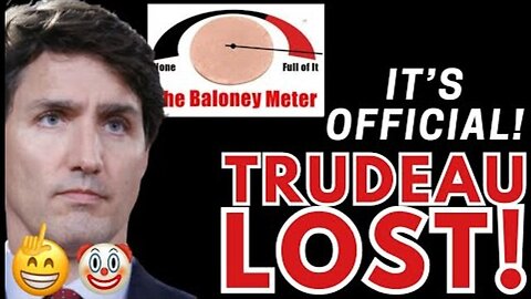 TRUDEAU LOST! IT'S OFFICIAL!