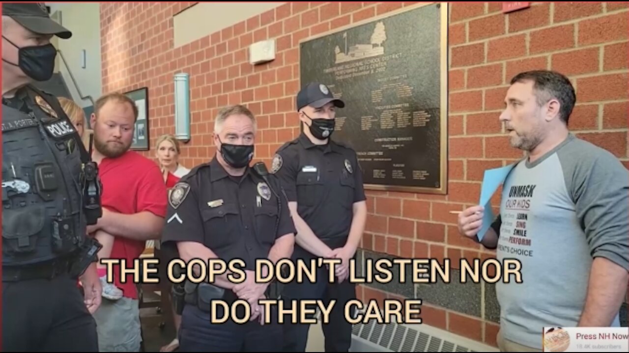LADY *ARRESTED* AT SCHOOL BOARD MEETING IN PLAISTOW, NH-1605