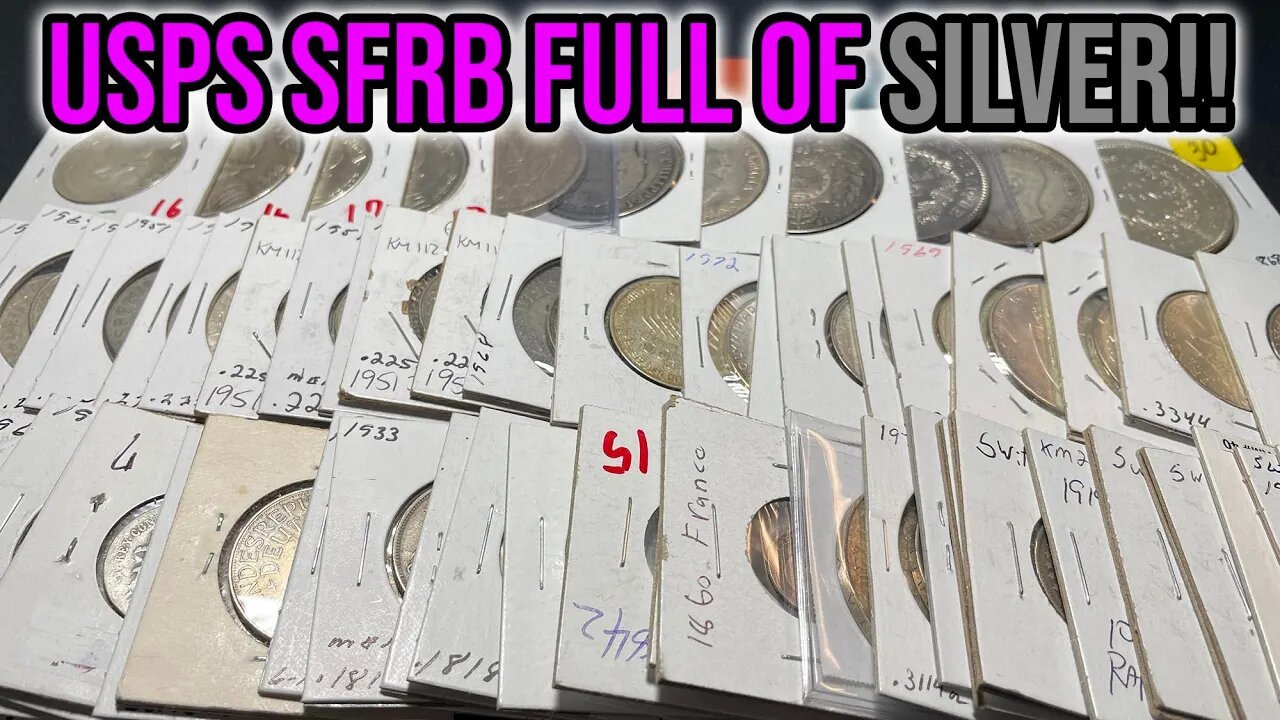 USPS Package Full Of World Silver: Bullion Unboxing - Consignment Of Sweet Foreign AG To Sell!!