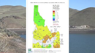 Dry March contributes to a below-average water outlook in Idaho