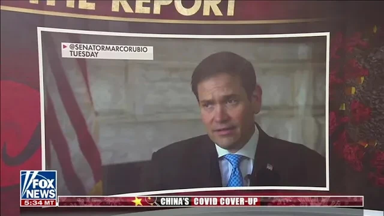 "Senator Marco Rubio's report on COVID's origins is something we should all read"