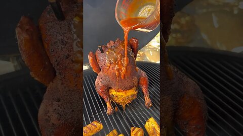 Smoked pineapple chicken