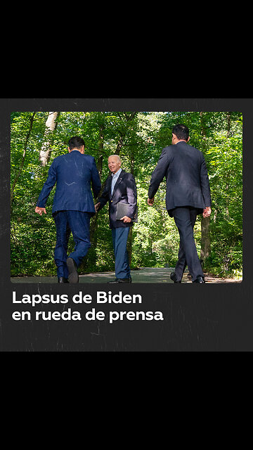 “La voz de Dios” ayuda a Biden durante un discurso