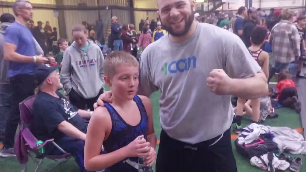 content creator "Dashing Dereks" "wrestling match"
