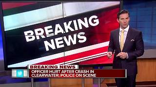 Officer, two others injured in officer-involved crash in Clearwater