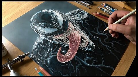 Drawing Venom - Time-lapse | Artology.