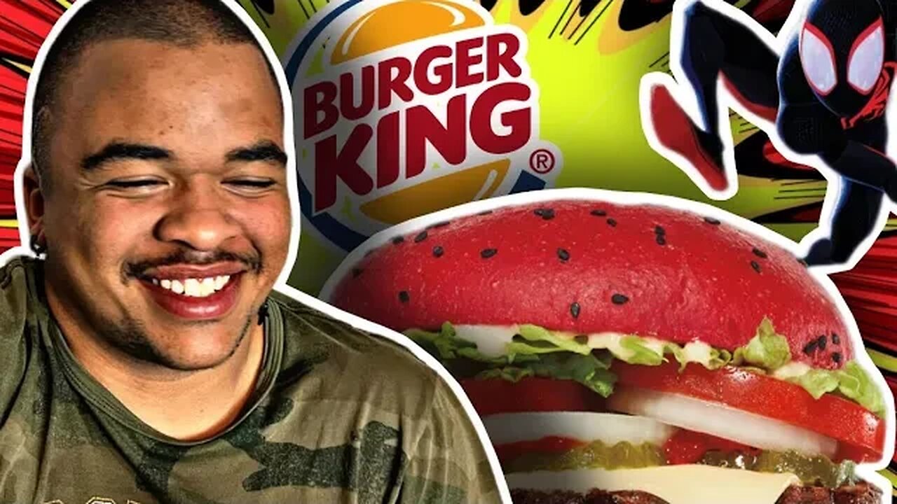 Spider-Verse Burger King Burger Honest Review…. (Why Burger King?)