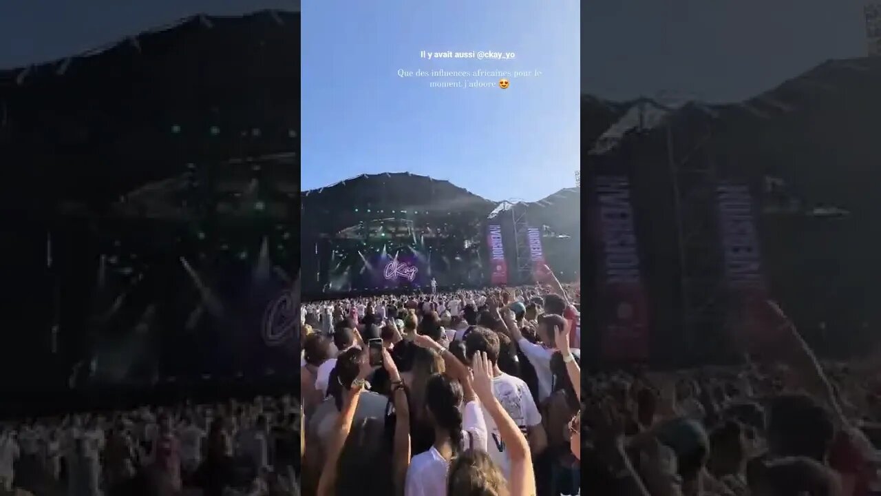 CKay performing “Emiliana” at Inversion Festival in France 🇫🇷