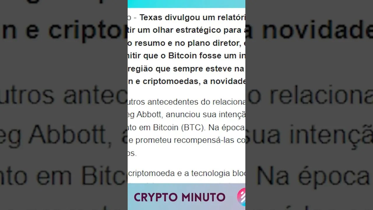Texas quer comprar Bitcoin como investimento do estado