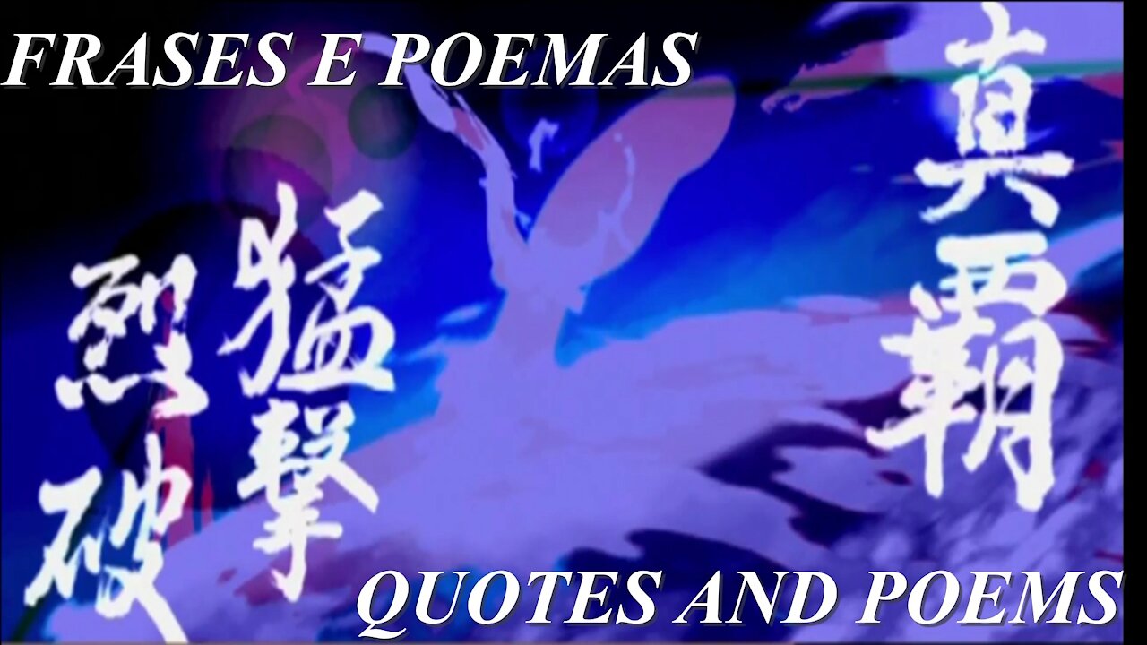 Esse é o punho do canal - This is the channel fist [Frases e Poemas - Quotes and Poems]