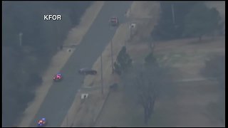 Dramatic ending to high-speed chase in Norman