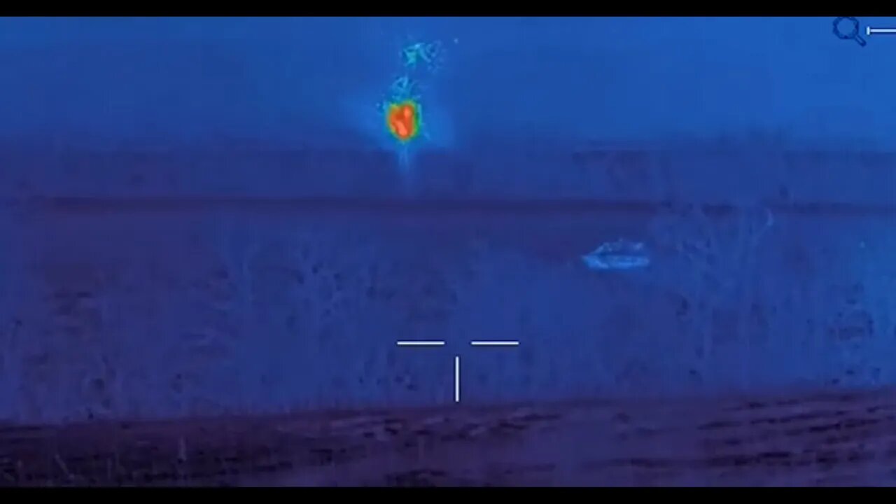 Precise arrival of an anti-tank missile at a Ukrainian BMP.