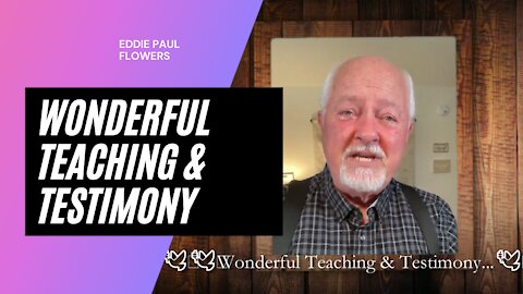 🕊️🕊️Wonderful Teaching & Testimony...🕊️🕊️