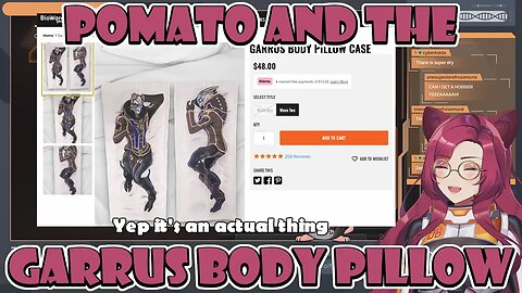 @Pomatomaster and the Garrus Body Pillow #clips