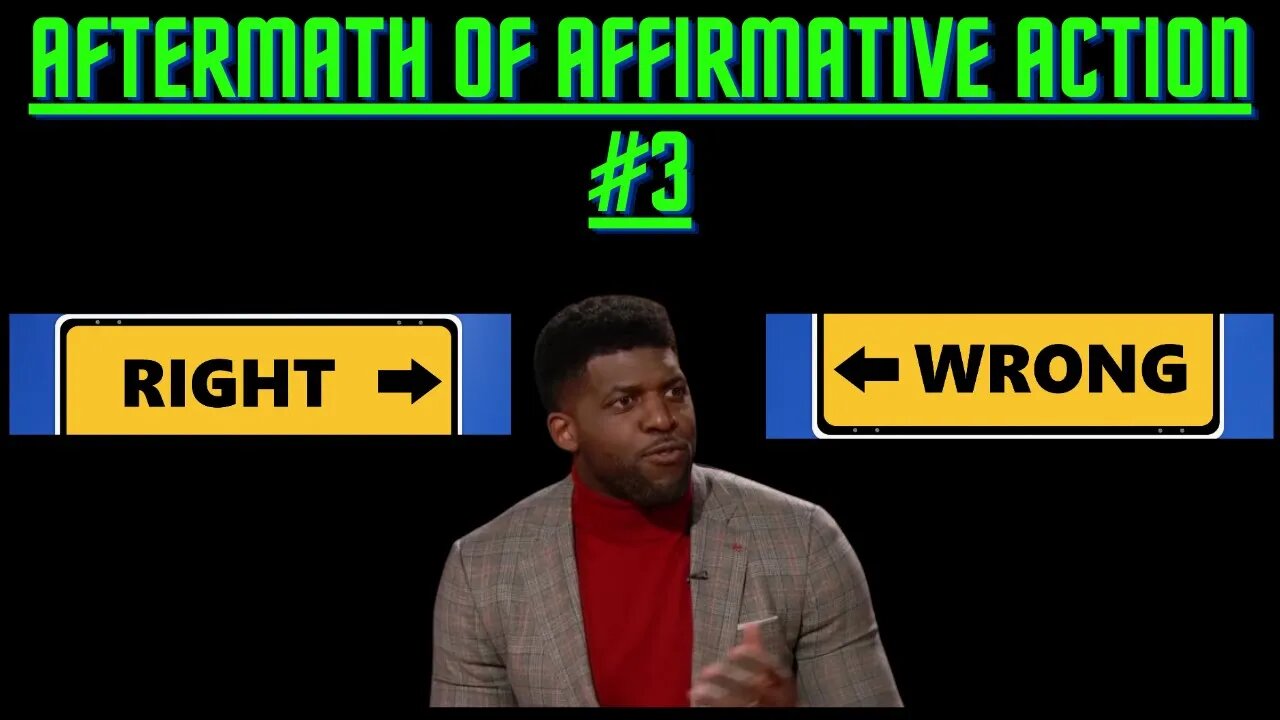 Aftermath of Affirmative Action #3 -- When You're Right But Still Wrong!