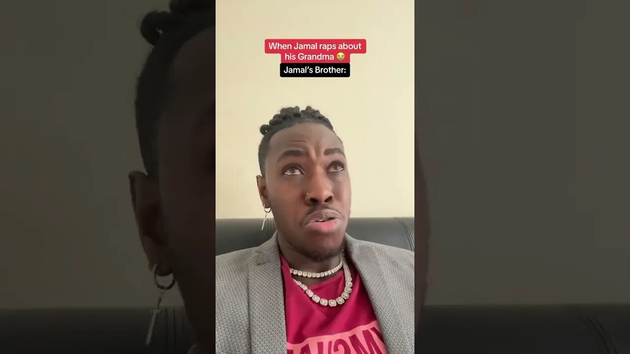 Jamal rapping for his grandma 😢 #emanskit