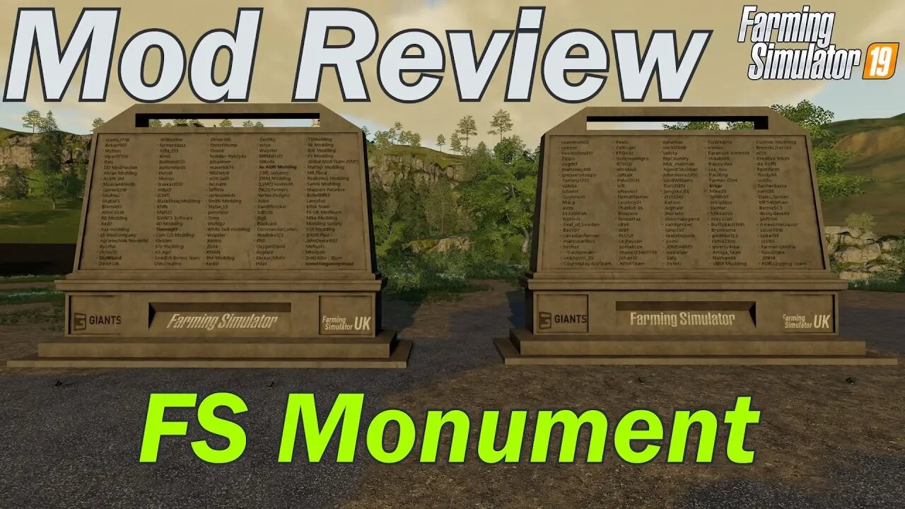 Mod Review - Placeable Monument