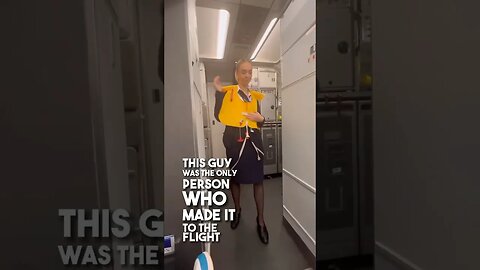 Guy Fly’s Commercial Flight Alone? 🤣