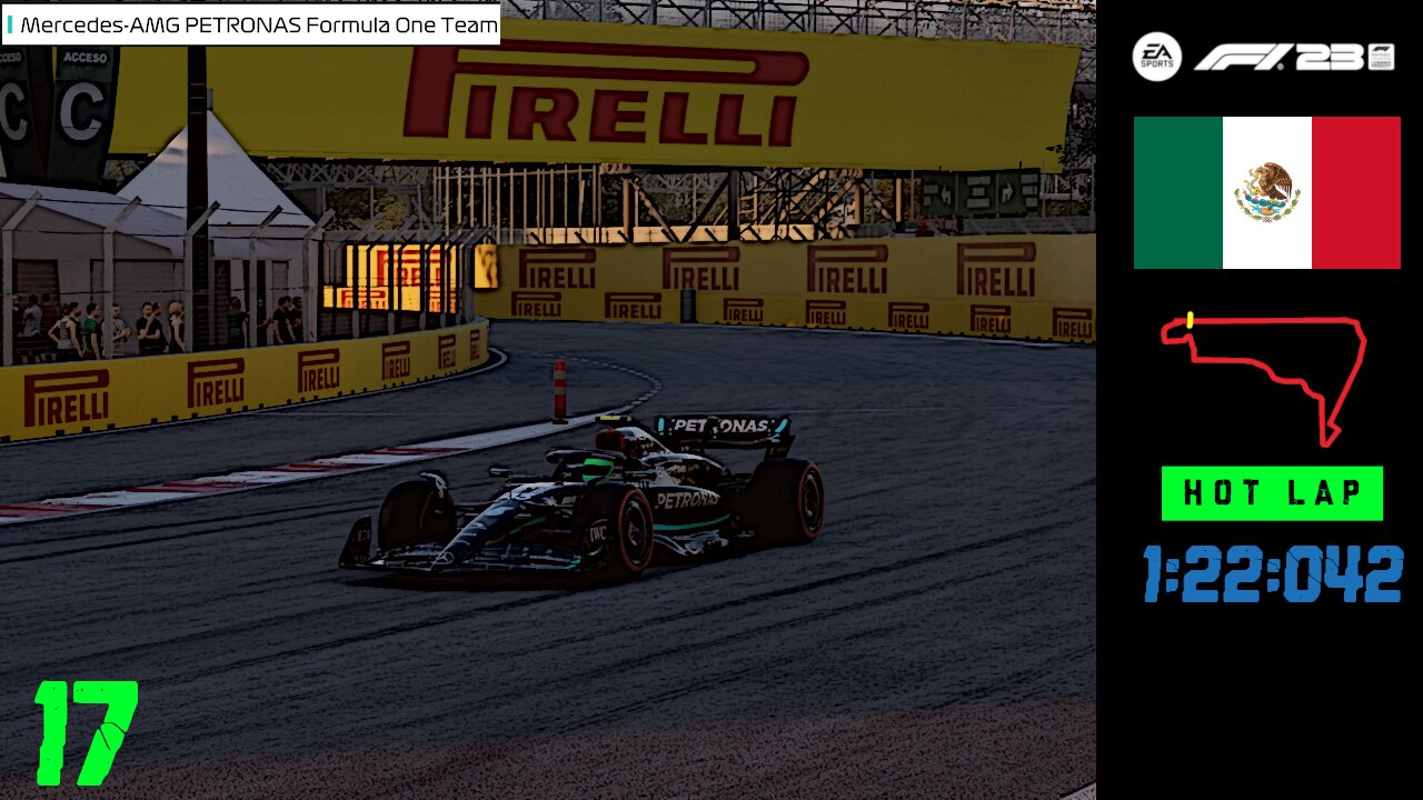 F1 2023 | Amg Mercedes Petronas | Autodromo Hermanos Rodriguez I Hot Lap #17