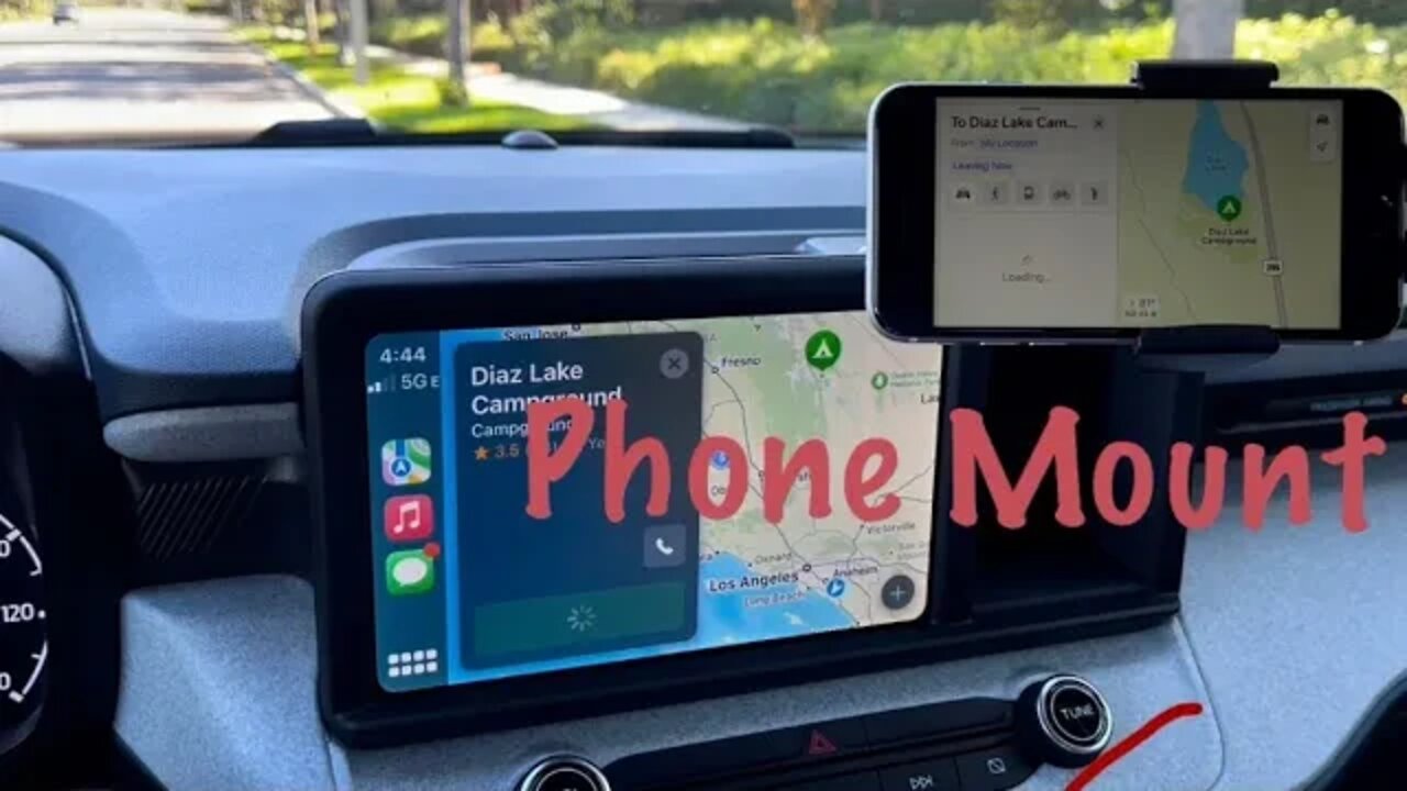 Cool Phone Mount For My Ford Maverick (or any other car)