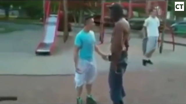 Big Bully Gets OWNED In One Punch