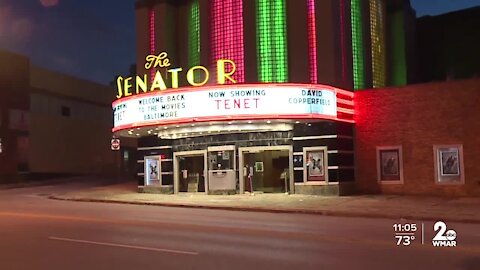 Grab your popcorn because theaters are back open in Baltimore