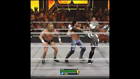 wwe 2k23 Omega do DOUBLE ATTITUDE ADJUSTMENT #wwe2k23gameplay #wwe2k23universe #wwe2k23