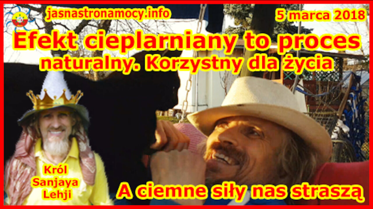 Efekt cieplarniany to proces naturalny. Korzystny dla życia! A ciemne siły nas straszą!
