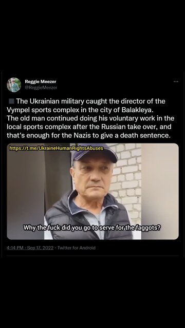 Ukrainian AFU NAZI's Witch Hunt In Balakleya For 'Disloyal Residents'